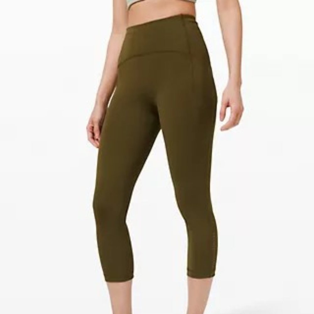 LULULEMON Swift Speed High-Rise Crop Leggings (Size 14)